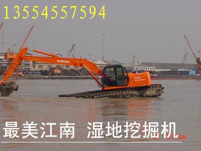 武汉江南湿地挖掘机出租 专业水陆挖掘机与特种设备销售服务
